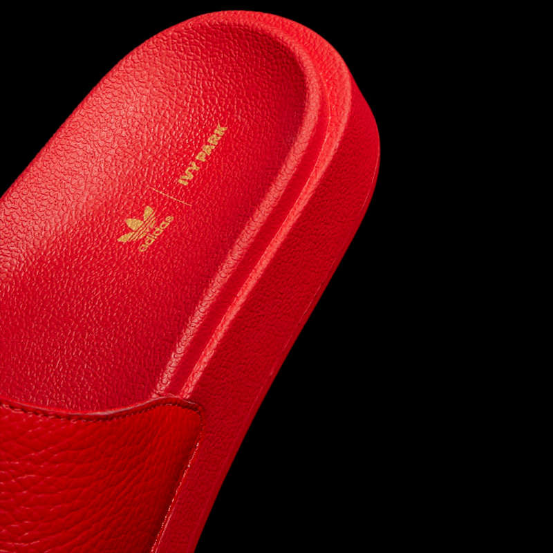 adidas UNISEX IVY PARK Swim Slide Beyonce Heart Red GX7102 Choose from Size UK 8/11 (SA 8/11)