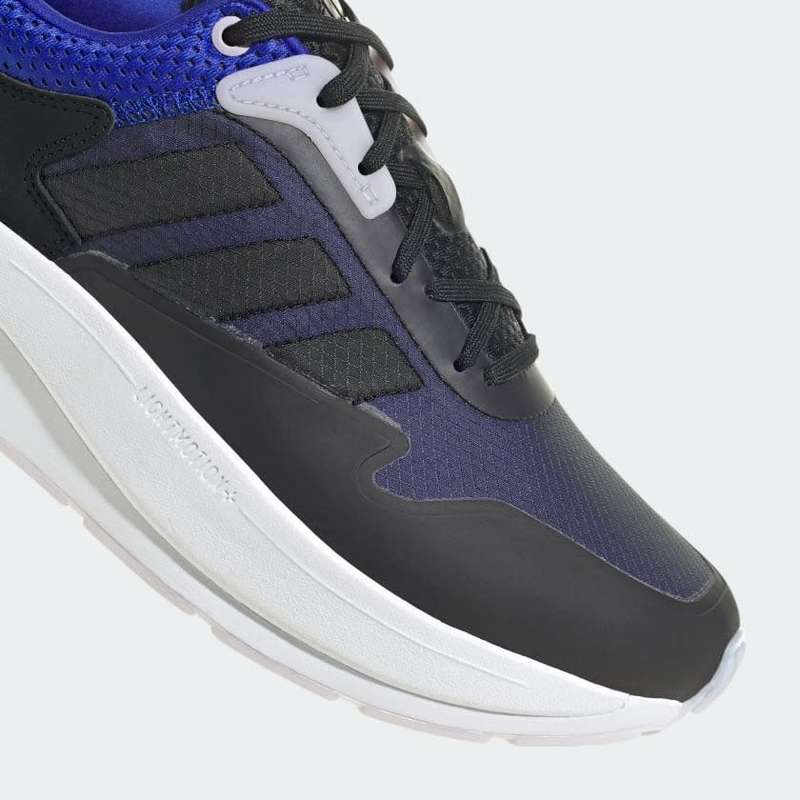 adidas Men`s ZNCHILL LIGHTMOTION+ SHOES Core Black / Lucid Blue GZ4897 Size UK 8 (SA 8)