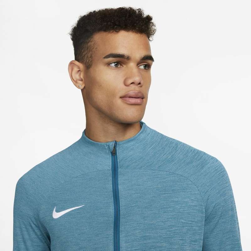 Nike Men`s Dri-FIT Academy Full Zip Sweatshirt Jacket Green DQ5059 301 Size Medium