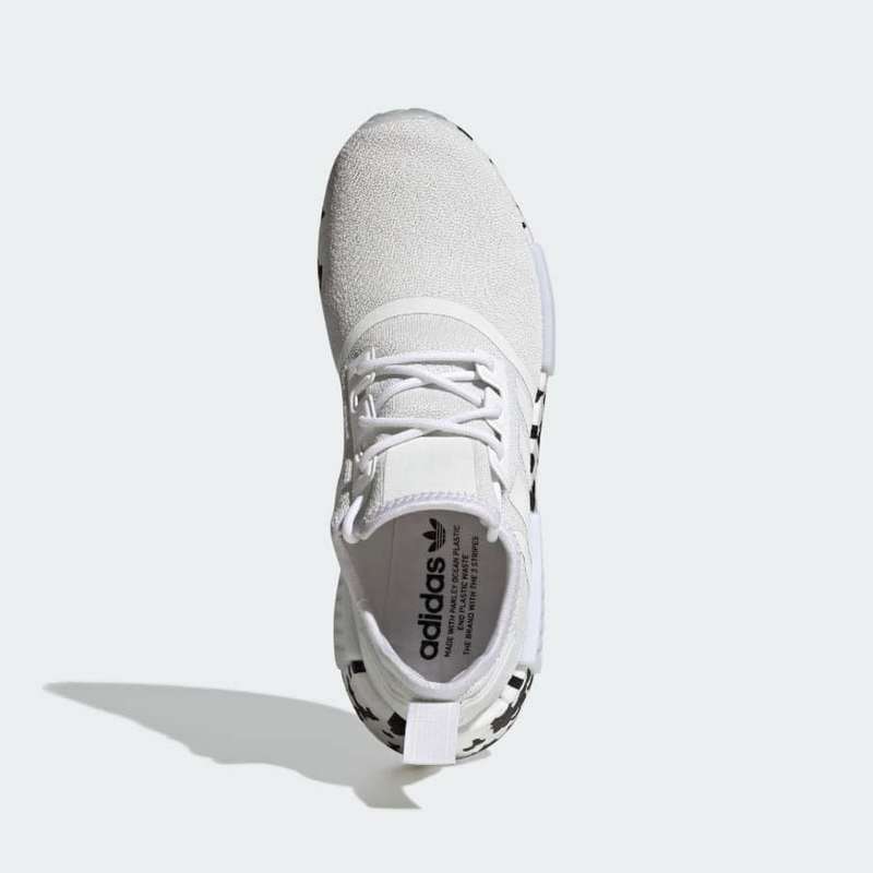 adidas Men`s NMD_R1 Cloud White / Core Black GZ4307 Size UK 8 (SA 8)