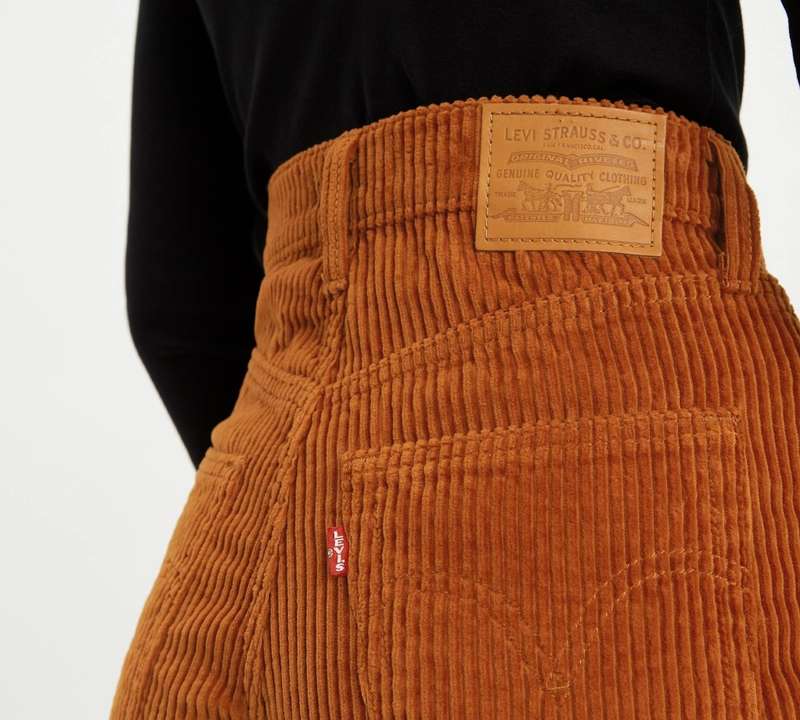 Levi`s® Women`s  RIBCAGE WIDE LEG CORDUROY PANTS 79112-0000 Size 29 x 32