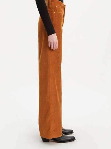 Levi`s® Women`s  RIBCAGE WIDE LEG CORDUROY PANTS 79112-0000 Size 29 x 32