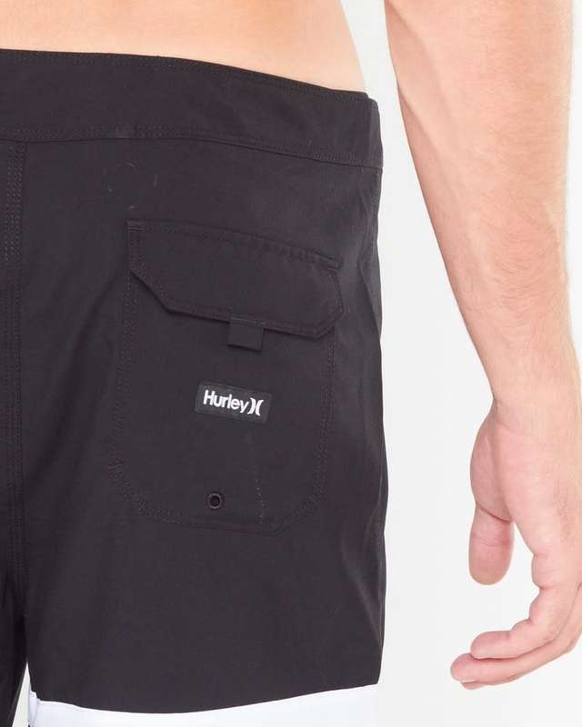 Hurley Men`s Block Party 2.0 Icon Board Shorts 18` Black MBS0010450 Size 30`