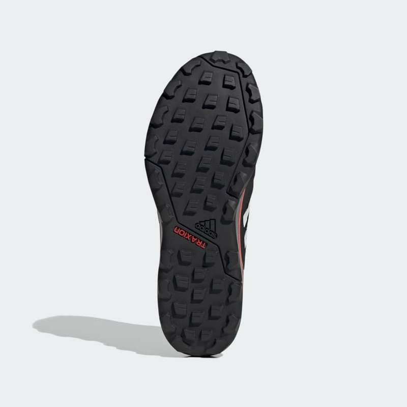adidas TERREX Men`s AGRAVIC TR TRAIL RUNNING Core Black / Grey/ Solar Red EF6855 Size UK 7 (SA 7)