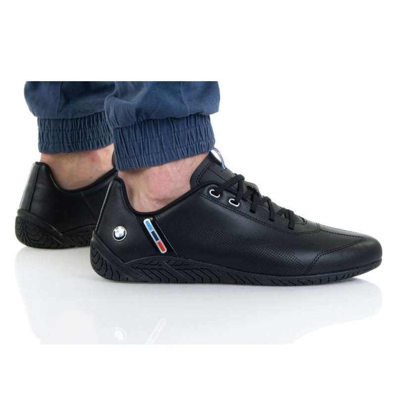 Puma Men`s  BMW M Motorsport Ridge Cat Low Black 306635 01 Size UK 8 (SA 8)