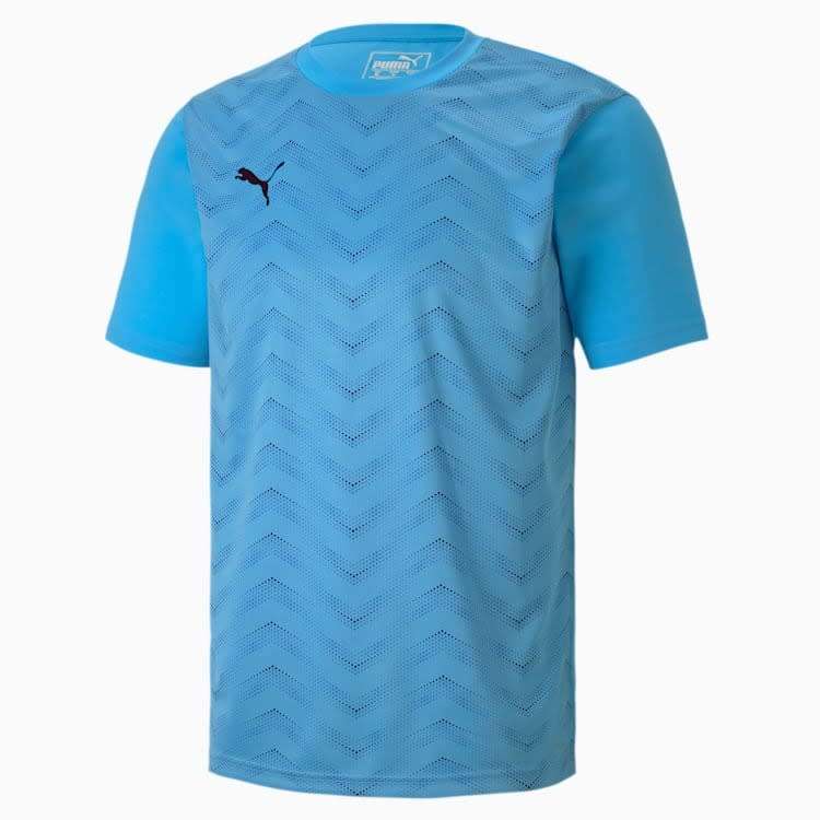 Puma Men`s Graphic Core Tee Luminous Blue 656516 02 Size Large