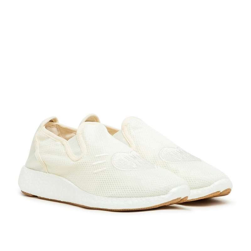 adidas Men`s PURE SLIP-ON HUMAN MADE CREAM WHITE GX5203 Size UK 11 (SA 11)