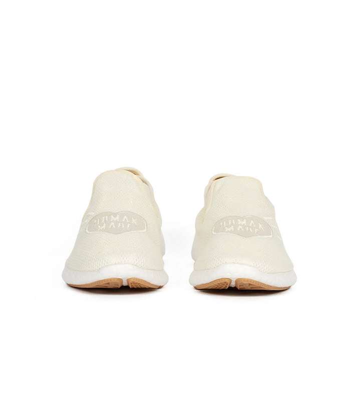 adidas Men`s PURE SLIP-ON HUMAN MADE CREAM WHITE GX5203 Size UK 11 (SA 11)