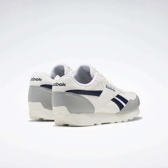 Reebok Men`s Rewind Run Chalk/ Vector Navy/ Pure Grey 3 GV8544 Size UK 8 (SA 8)
