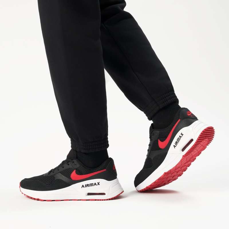 Nike air max 9 mens red and black outlet