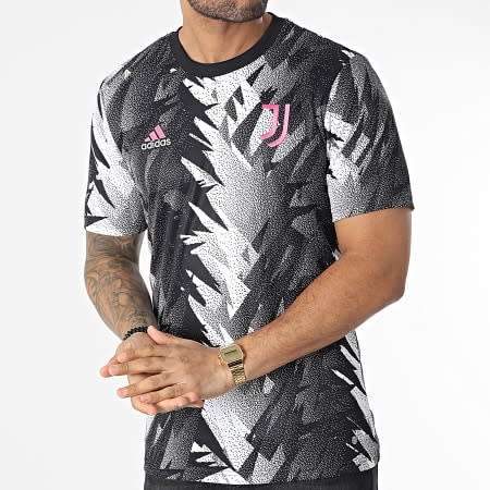 adidas Men`s JUVENTUS PRE-MATCH JERSEY Black/ White HS7572 Size Extra Large