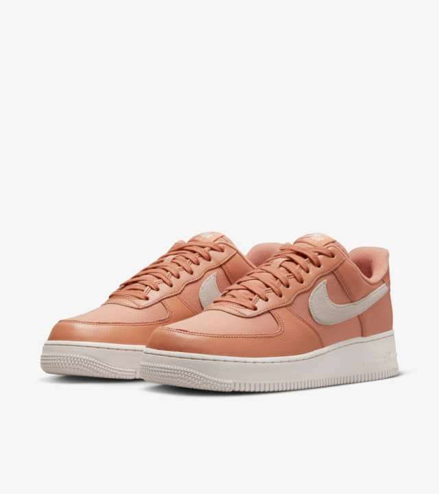 Nike Men`s Air Force 1 `07 Amber Brown DV7186 200 Size UK 8 (SA 8)