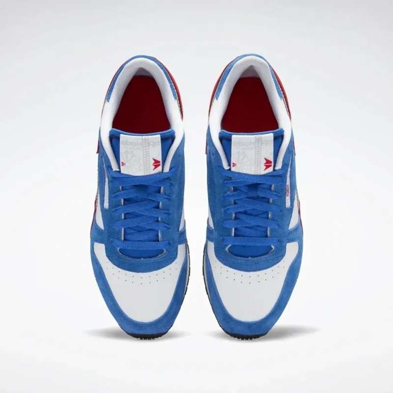 Reebok UNISEX Classic Leather Vector Blue/ Vector Red GY1522 Size UK 7 (SA 7)