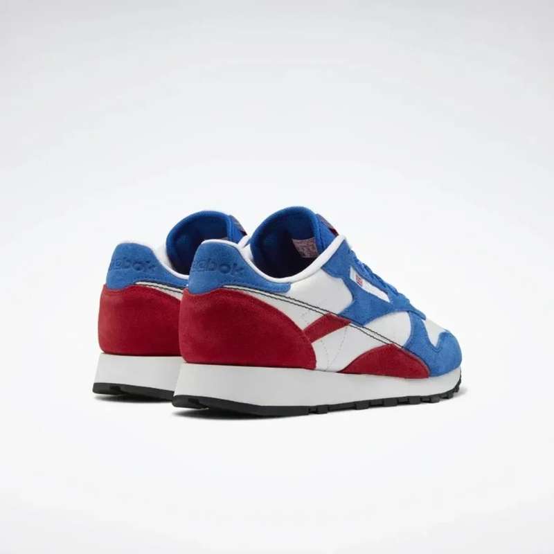 Reebok UNISEX Classic Leather Vector Blue/ Vector Red GY1522 Size UK 7 (SA 7)
