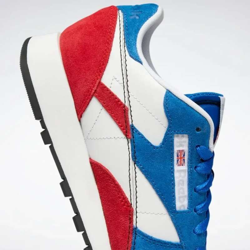 Reebok UNISEX Classic Leather Vector Blue/ Vector Red GY1522 Size UK 7 (SA 7)