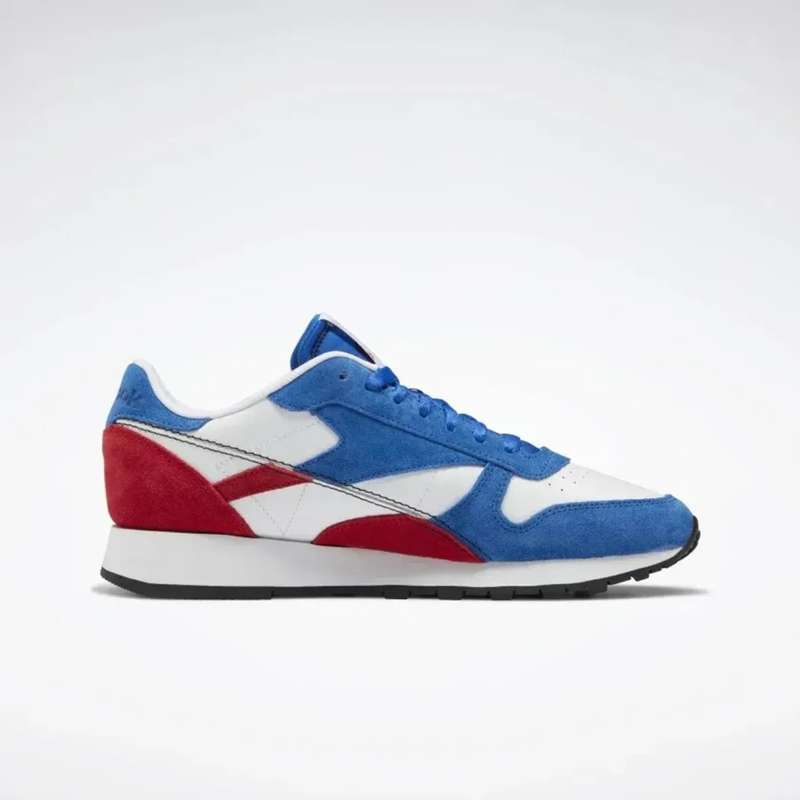 Reebok UNISEX Classic Leather Vector Blue/ Vector Red GY1522 Size UK 7 (SA 7)