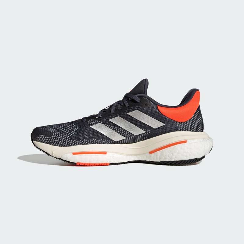 adidas Men`s SOLARGLIDE 5 Shadow Navy / Silver Metallic GX6706 Size UK 8.5 (SA 8.5)