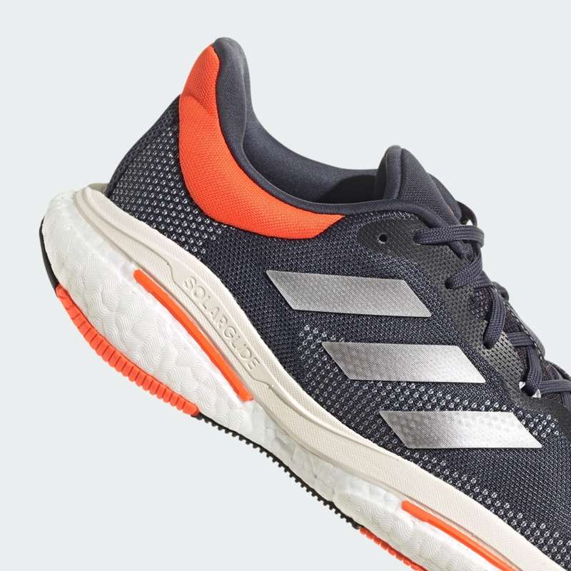 adidas Men`s SOLARGLIDE 5 Shadow Navy / Silver Metallic GX6706 Size UK 8.5 (SA 8.5)