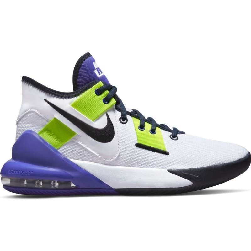 Nike Men`s Air Max Impact 2 Trainers White/Black/Indigo Burst CQ9382 102 Size UK 7/8 (SA 7/8)