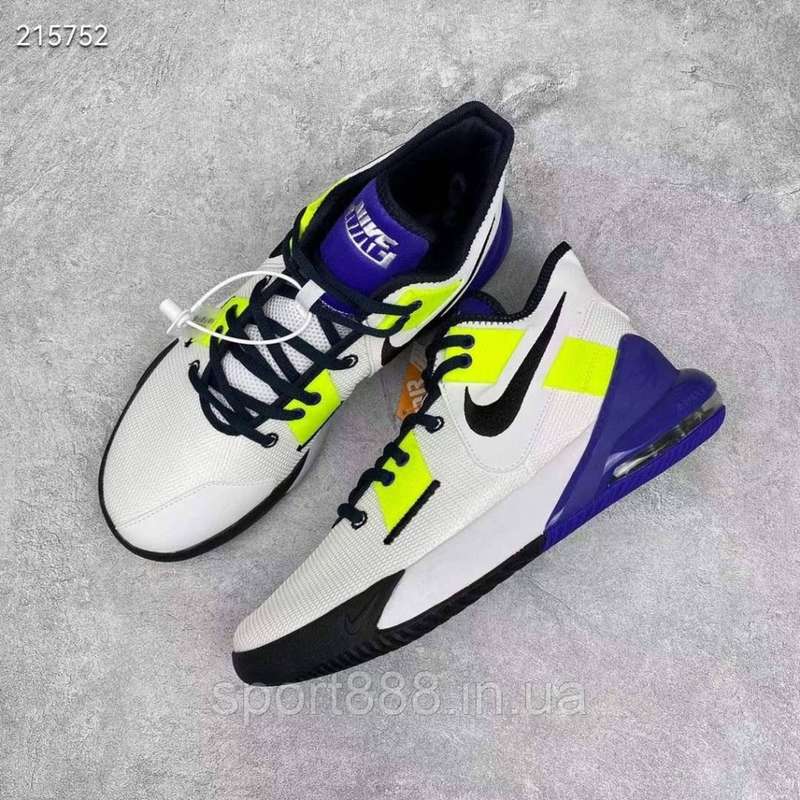 Nike Men`s Air Max Impact 2 Trainers White/Black/Indigo Burst CQ9382 102 Size UK 7/8 (SA 7/8)