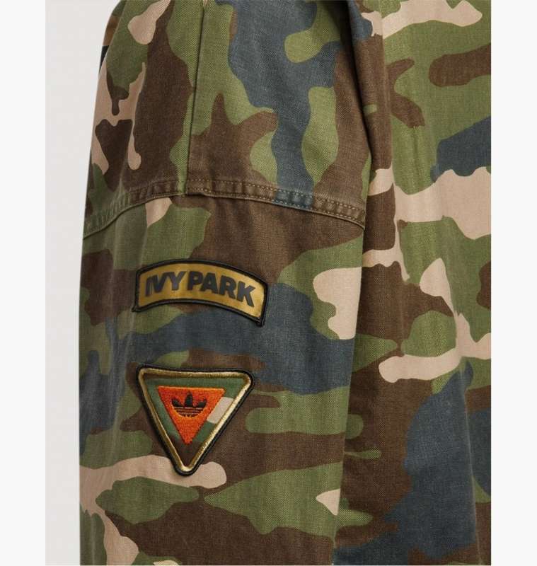 adidas x IVY PARK UNISEX Canvas Jacket Camouflage HS0718 Size Large
