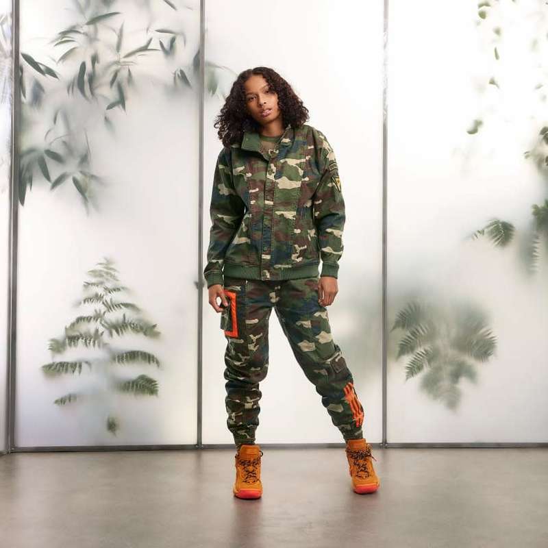 adidas x IVY PARK UNISEX Canvas Jacket Camouflage HS0718 Size Large