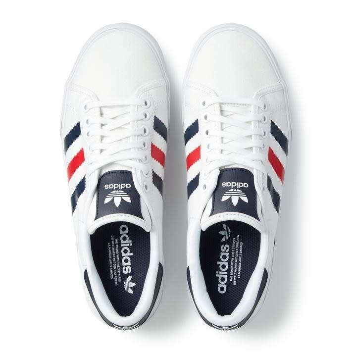 adidas Men`s ABACA Cloud White/ Scarlet Navy GX0207 Size UK 7 (SA 7)
