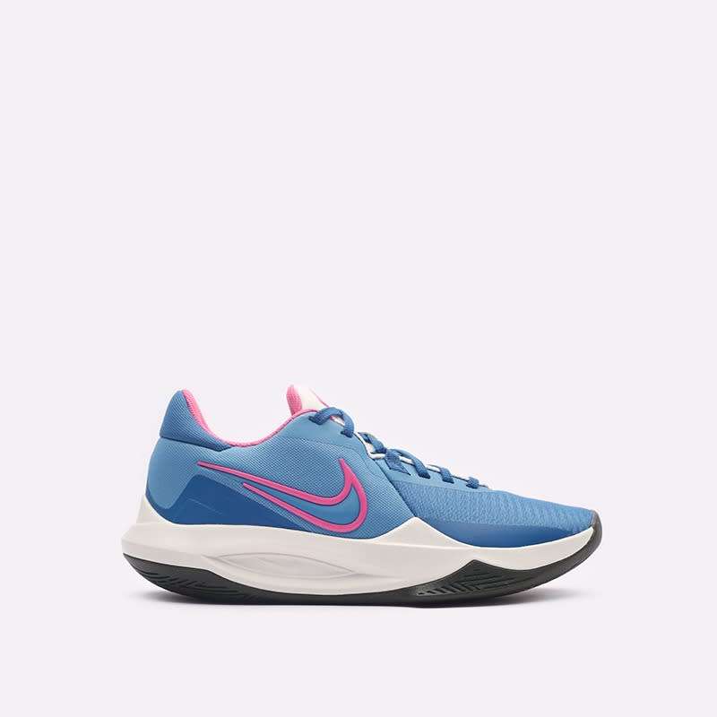 Nike Men`s Precision VI Flyease Dutch Blue/ Pink Glace DD9535 400 Size UK 7 (SA 7)