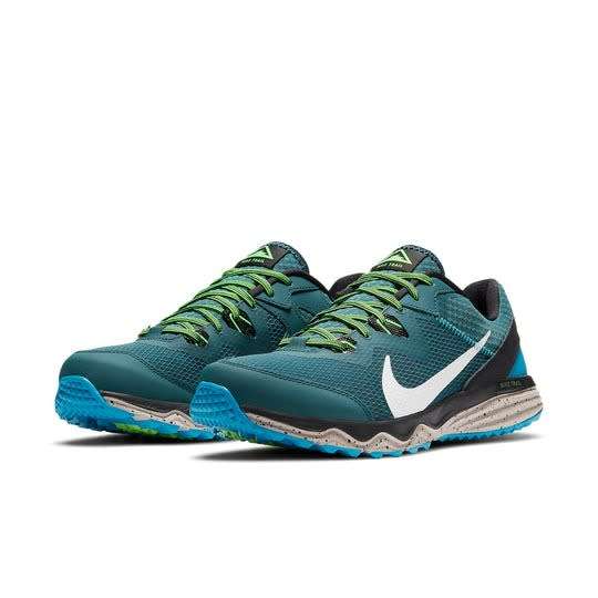 Nike Men`s Juniper Trail Dark Teal Green Light Silver CW3808 301 Size UK 6/7 (SA 6/7)