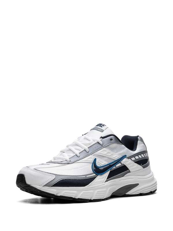 Nike Men`s Initiator White/  Metallic Cool Grey 394055 101 Size UK 9.5 (SA 9.5)