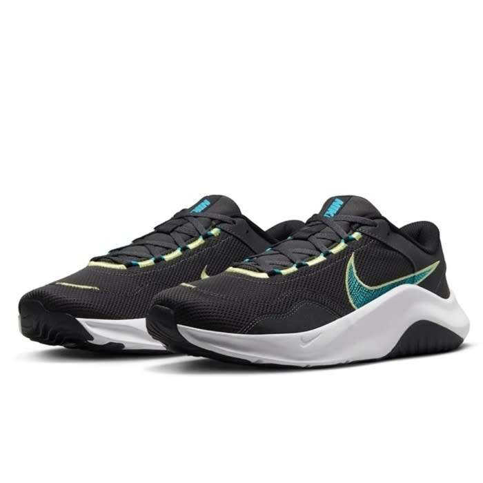 Nike Men`s LEGEND ESSENTIAL 3 NN Anthracite/ Blue Lightning DM1120 004 Size UK 12 (SA 12)