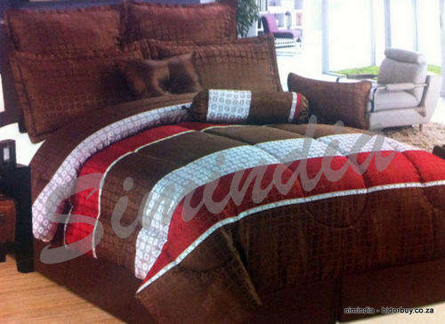 New Arrivals - Queen size Bedspread Superior Luxurious 9 piece heavy comforter set