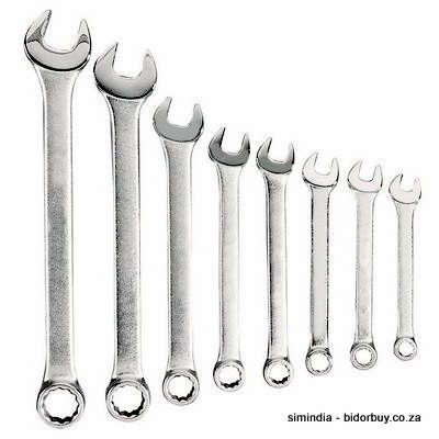 8 Pc Combination Wrench Set Metric Size