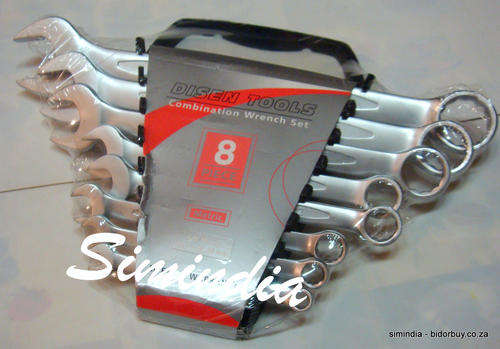 8 Pc Combination Wrench Set Metric Size