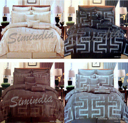 Choose from 4 colours - QUEEN Size Bedspread Luxurious 13PC comforter set -