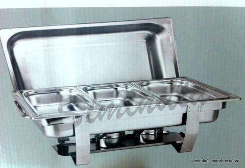 New Arrivals Stunning Stainless Steel 9L two burners chafing dish with 3x Inner trays