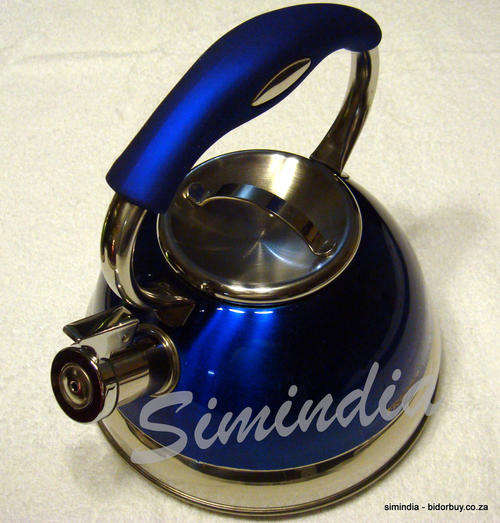 New Arrivals - 2,5 Litre Acrylic Funky Coloured BLUE Energy Saving Whistling Kettle