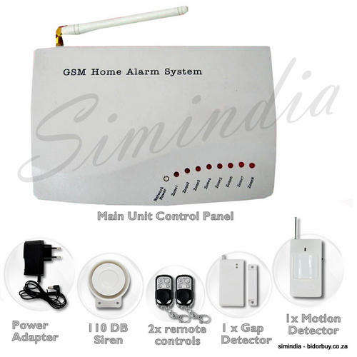 GSM Powered Intelligent Alarm System- Sends an SMS when alarm gets activated
