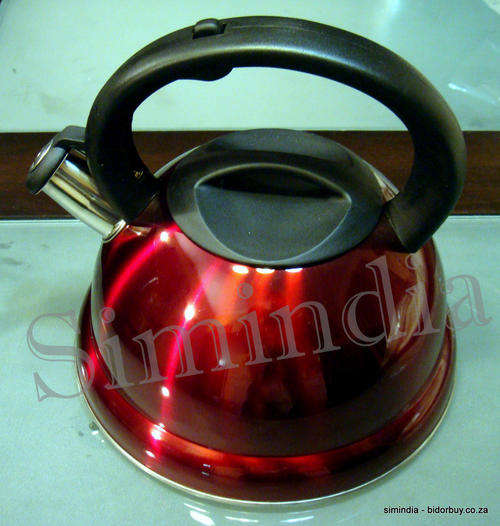 New Arrivals - 3,0 Litre Acrylic Funky Coloured Energy Saving Whistling Kettle (works on induction)