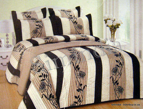 New Arrivals Queen Size Bedspread Superior Blend Satin 6 Piece Set