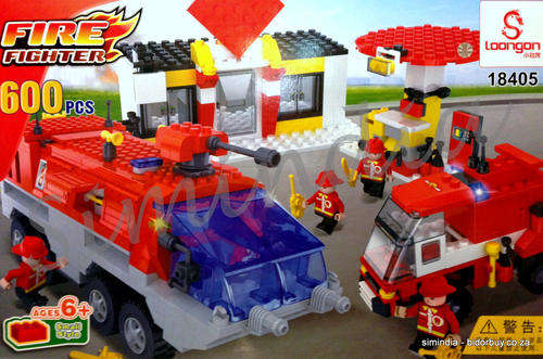 Huge 600 PCs FIRE FIGHTER, High quality, 100% Lego compatible Building Blocks