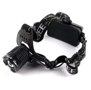 Aluminum High Power Rechargeable Zoom T6 Headlamp