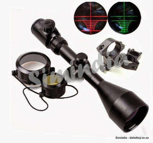 COMET 3-9x50EG Illuminated red green RIFLESCOPE with 2 mounts