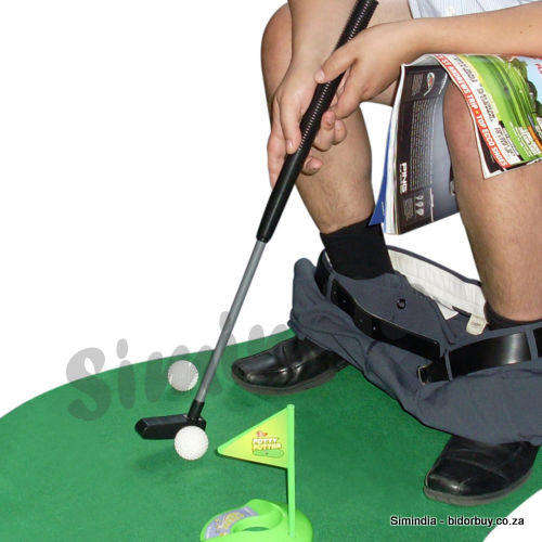 Potty Putter - Golf Putting practice from the toilet