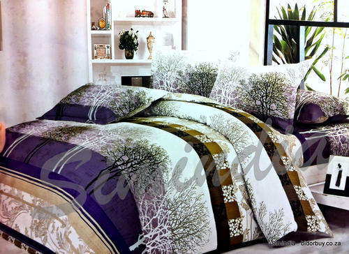 Queen Superior Super Soft Quality 6 pcs Printed Duvet Cover Set