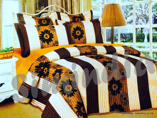 New Arrivals Queen Size Bedspread Superior Blend Satin 6 Piece Set