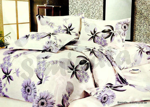 6 Piece Queen Size Cotton Feel Duvet Cover Set