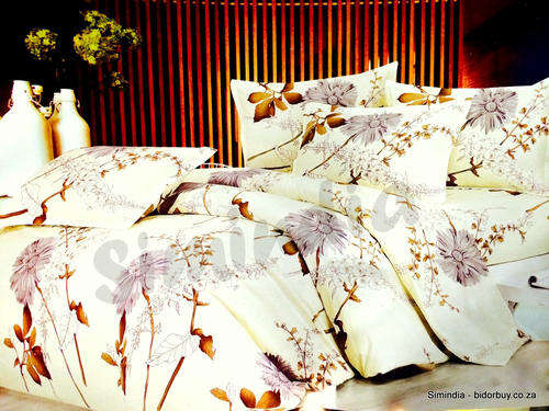 6 Piece Queen Size Cotton Feel Duvet Cover Set