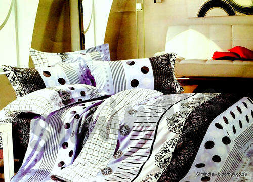 6 Piece Queen Size Cotton Feel Duvet Cover Set