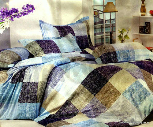 6 Piece Queen Size Cotton Feel Duvet Cover Set